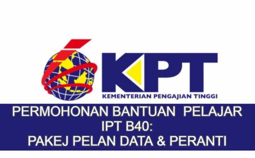 Permohonan Bantuan Pakej Pelan Data & Peranti Pelajar IPT B40