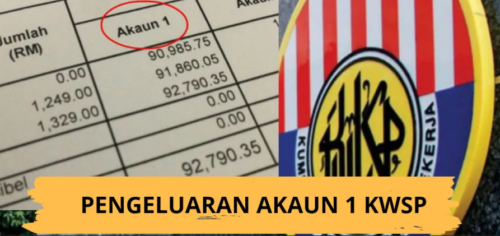 Pengeluaran Simpanan KWSP dari Akaun 1 Sebanyak RM500 Sebulan